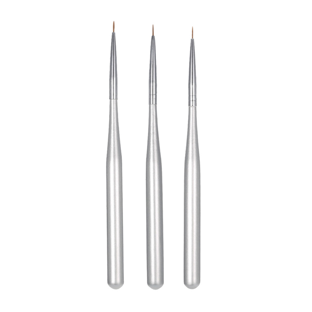 3Pcs Nail Art Liner Pen Set Di - Detailing Brush Set 评论和价格