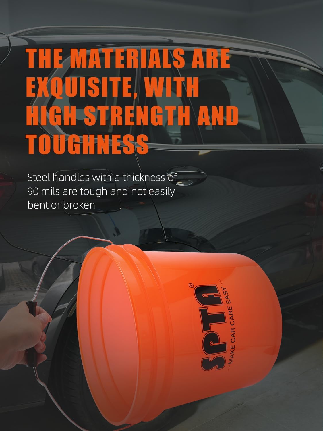 SPTA 31Pcs Car Wash 15L Bucket - Detailing Brush Set 评论和价格
